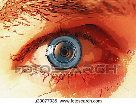 Human eye implant, illustration. View Large Photo Image Stock Photography - Human eye implant, illustration.. Fotosearch