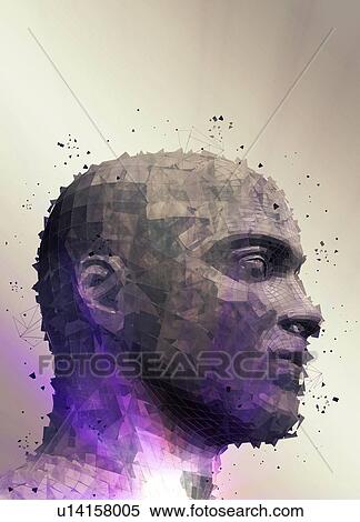 Stock Photography - Human head, illustration.. Fotosearch