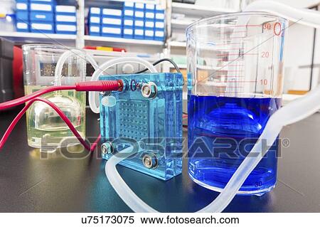 Stock Photography - Hydrogen fuel cell research.. Fotosearch