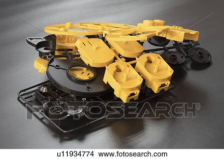 Picture - Injection moulding moulds.. Fotosearch