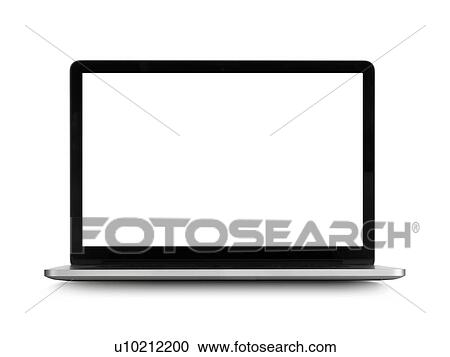 Stock Image - Laptop, studio shot.. Fotosearch