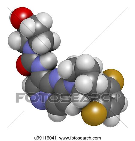 Larotrectinib cancer drug molecule. 3D rendering. Atoms are represented as spheres with conventional colour-coding: hydrogen (white), carbon (grey), nitrogen (blue), oxygen (red), fluorine (gold). View Large Photo Image Stock Image - Larotrectinib cancer drug molecule. 3D rendering. Atoms are represented as spheres with conventional colour-coding: hydrogen (white), carbon (grey), nitrogen (blue), oxygen (red), fluorine (gold).. Fotosearch