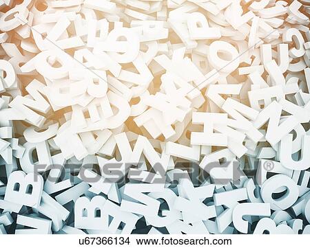 Picture - Letters, illustration.. Fotosearch