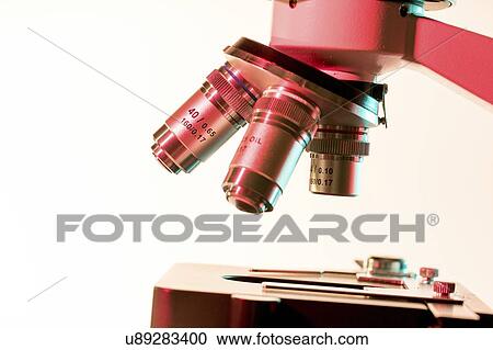 Light microscope objective lenses. View Large Photo Image Stock Image - Light microscope objective lenses.. Fotosearch