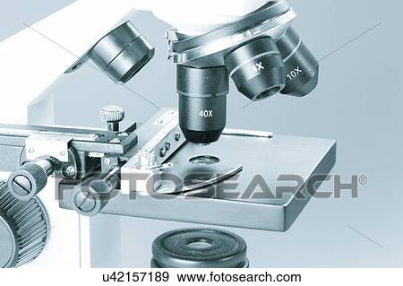 Light microscope stage and lenses. View Large Photo Image Stock Photo - Light microscope stage and lenses.. Fotosearch