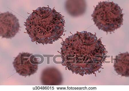 Lung cancer cell, computer illustration. View Large Photo Image Stock Photography - Lung cancer cell, computer illustration.. Fotosearch