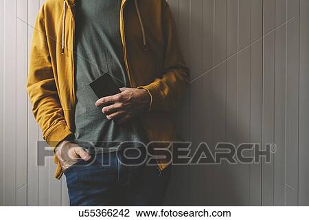 Man with smartphone. View Large Photo Image Stock Image - Man with smartphone.. Fotosearch