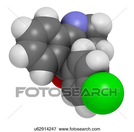 Mazindol appetite suppressant drug molecule. 3D rendering. Atoms are represented as spheres with conventional colour-coding: hydrogen (white), carbon (grey), nitrogen (blue), oxygen (red), chlorine (green). View Large Photo Image Stock Photo - Mazindol appetite suppressant drug molecule. 3D rendering. Atoms are represented as spheres with conventional colour-coding: hydrogen (white), carbon (grey), nitrogen (blue), oxygen (red), chlorine (green).. Fotosearch