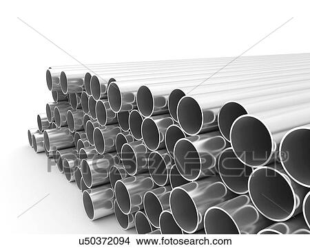 Metal pipes, illustration. View Large Photo Image Picture - Metal pipes, illustration.. Fotosearch