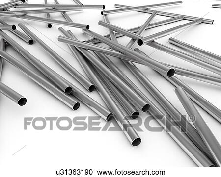 Metal pipes, illustration. View Large Photo Image Stock Image - Metal pipes, illustration.. Fotosearch