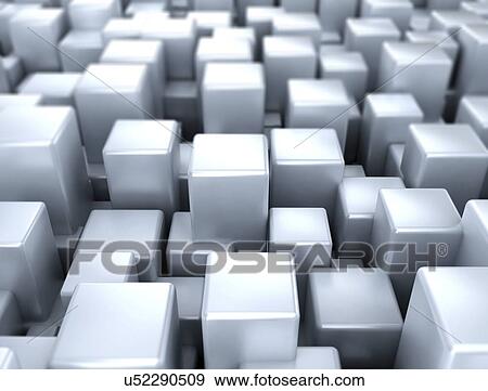 Metallic cubes, computer illustration. View Large Photo Image Stock Photo - Metallic cubes, computer illustration.. Fotosearch