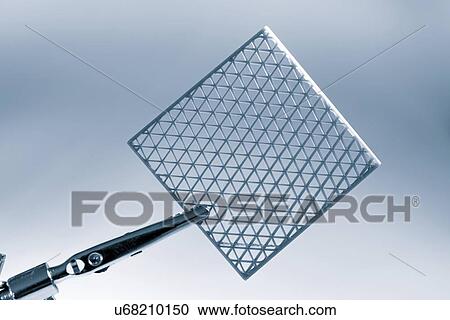 Stock Image - Metamaterial sample made on 3D printer.. Fotosearch