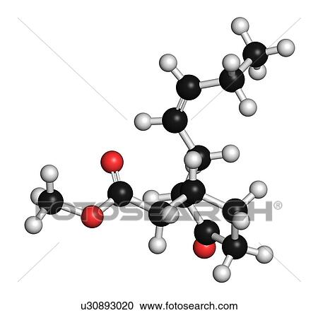 Methyl jasmonate plant stress signal molecule. 3D rendering. Atoms are represented as spheres with conventional colour-coding: hydrogen (white), carbon (black), oxygen (red). View Large Photo Image Stock Image - Methyl jasmonate plant stress signal molecule. 3D rendering. Atoms are represented as spheres with conventional colour-coding: hydrogen (white), carbon (black), oxygen (red).. Fotosearch