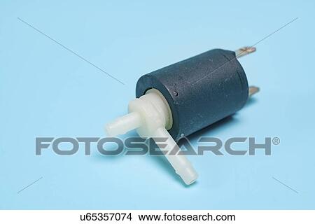Miniature liquid and gas solenoid valve. View Large Photo Image Picture - Miniature liquid and gas solenoid valve.. Fotosearch