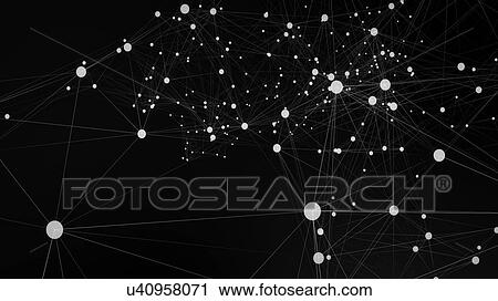 Stock Image - Network, illustration.. Fotosearch
