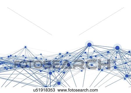 Stock Image - Network, illustration.. Fotosearch