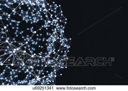 Stock Image - Network, illustration.. Fotosearch