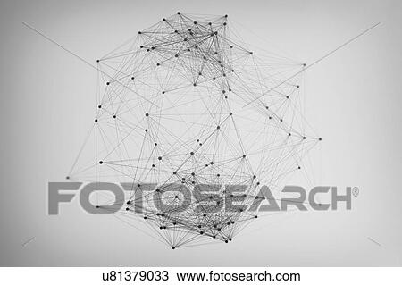 Stock Image - Network, illustration.. Fotosearch