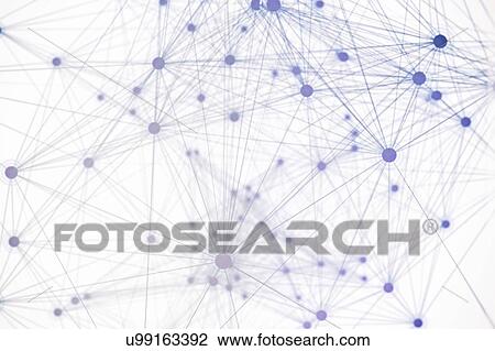Stock Image - Network, illustration.. Fotosearch