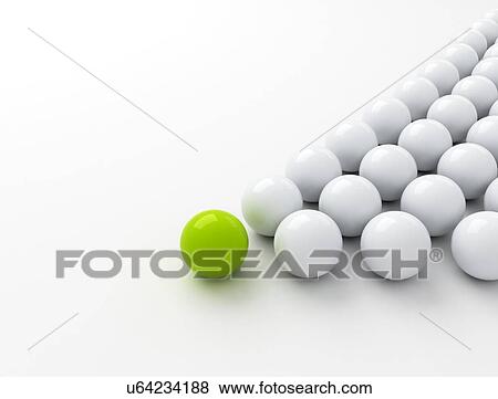 Stock Photo - Odd one out, illustration.. Fotosearch