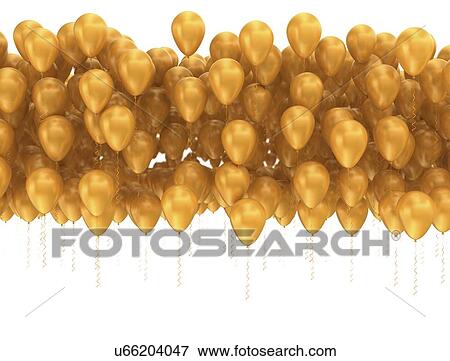 Orange balloons, illustration. View Large Photo Image Stock Photo - Orange balloons, illustration.. Fotosearch