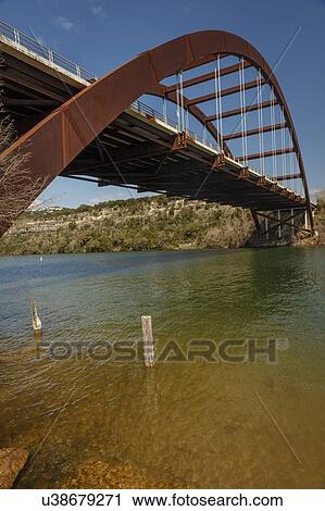 Stock Image - Pennybacker 360 Bridge, Austin, TX. Fotosearch