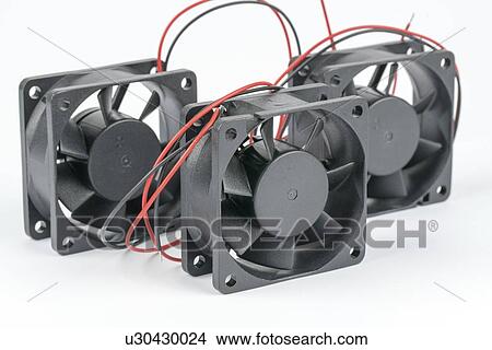 Personal computer fan. View Large Photo Image Picture - Personal computer fan.. Fotosearch