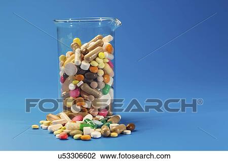 Stock Image - Pharmaceutical research, conceptual image.. Fotosearch