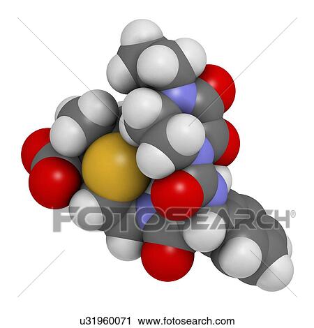 Piperacillin antibiotic drug molecule. 3D rendering. Atoms are represented as spheres with conventional colour-coding: hydrogen (white), carbon (grey), nitrogen (blue), oxygen (red), sulfur (yellow). View Large Photo Image Stock Image - Piperacillin antibiotic drug molecule. 3D rendering. Atoms are represented as spheres with conventional colour-coding: hydrogen (white), carbon (grey), nitrogen (blue), oxygen (red), sulfur (yellow).. Fotosearch