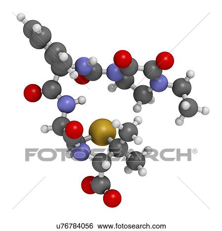 Piperacillin antibiotic drug molecule. 3D rendering. Atoms are represented as spheres with conventional colour-coding: hydrogen (white), carbon (grey), nitrogen (blue), oxygen (red), sulfur (yellow). View Large Photo Image Stock Photograph - Piperacillin antibiotic drug molecule. 3D rendering. Atoms are represented as spheres with conventional colour-coding: hydrogen (white), carbon (grey), nitrogen (blue), oxygen (red), sulfur (yellow).. Fotosearch