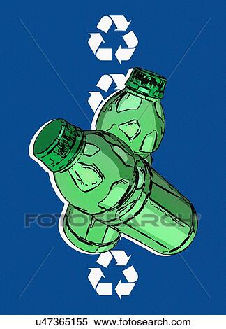 Plastic recycling, conceptual illustration. View Large Photo Image Stock Photography - Plastic recycling, conceptual illustration.. Fotosearch