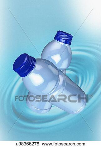 Plastic waste in water, illustration. View Large Photo Image Stock Photography - Plastic waste in water, illustration.. Fotosearch
