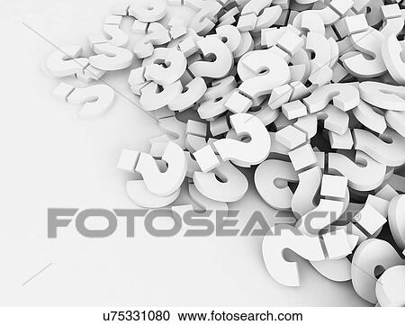 Question marks, illustration. View Large Photo Image Stock Image - Question marks, illustration.. Fotosearch