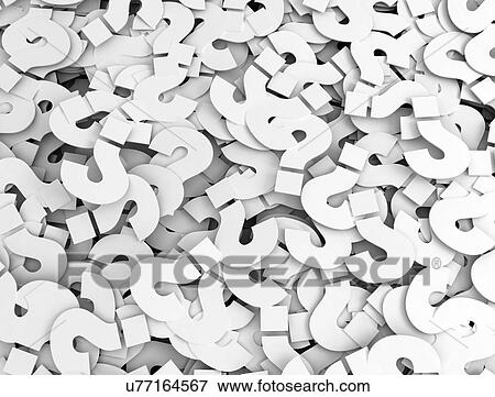 Stock Photo - Question marks, illustration.. Fotosearch