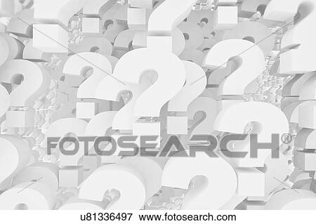 Question marks, illustration. View Large Photo Image Stock Photo - Question marks, illustration.. Fotosearch