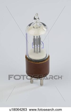 Stock Image - Radio vacuum tube (electronic bulb).. Fotosearch