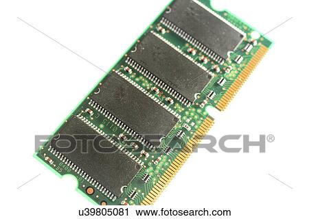 Stock Image - RAM (random access memory) chip.. Fotosearch