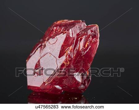 Stock Image - Red mineral.. Fotosearch