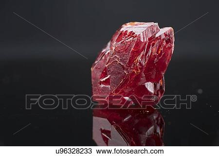 Stock Image - Red mineral.. Fotosearch