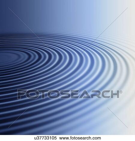 Stock Photography - Ripple on water, illustration.. Fotosearch