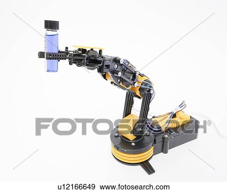 Robotic arm holding phial. View Large Photo Image Stock Photo - Robotic arm holding phial.. Fotosearch