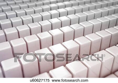 Rows of cubes, computer illustration. View Large Photo Image Stock Photography - Rows of cubes, computer illustration.. Fotosearch