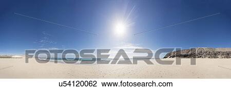 Stock Image - Sandy beach on sunny day.. Fotosearch