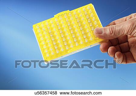 Scientist holding multiwell plate. View Large Photo Image Stock Photo - Scientist holding multiwell plate.. Fotosearch