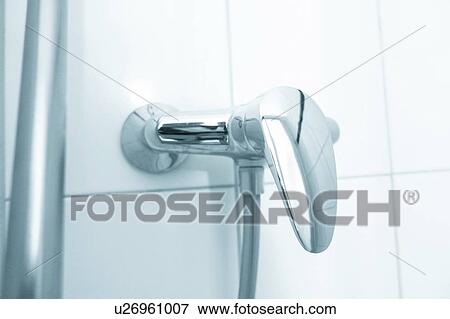 Stock Photo - Shower mixer tap.. Fotosearch