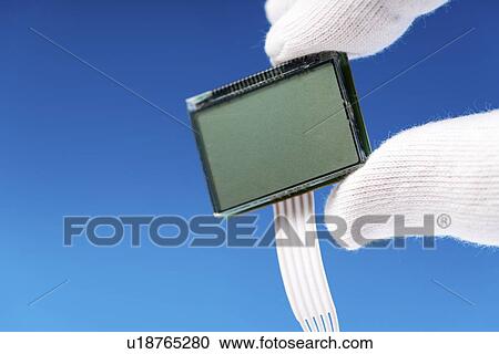 Stock Image - Silicon charge-coupled device (CCD) matrix.. Fotosearch