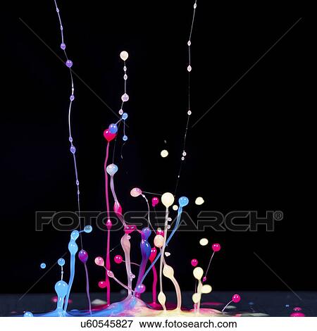 Stock Photo - Splashing paint.. Fotosearch