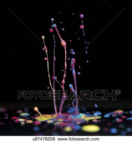 Splashing paint. View Large Photo Image Stock Photo - Splashing paint.. Fotosearch