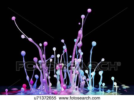 Stock Photography - Splashing paint.. Fotosearch