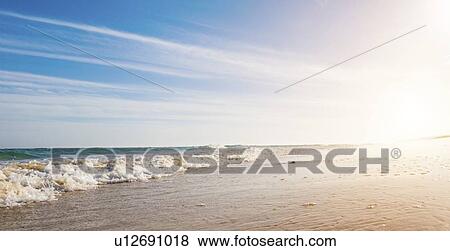 Stock Photo - Sunny beach.. Fotosearch